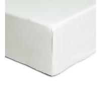 Habitat Anti-Microbial Cotton White Fitted Sheet - Double