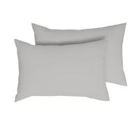 Habitat Anti Microbial Standard Pillowcase Pair - Dove Grey