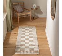 Habitat Archive Checkerboard Flatweave Runner - 66x200cm
