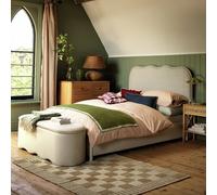 Habitat Archive Checkerboard Natural Flatweave Rug-160x230cm