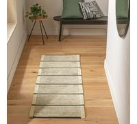 Habitat Archive Industrial Stripe Neutral Runner - 66x200cm