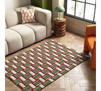 Habitat Archive Mid Century Burgundy Wool Rug - 160x230cm