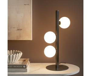 Habitat Archive Misil Metal Table Lamp - Black & Opal