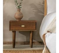 Habitat Armi 1 Drawer Bedside Table - Mango