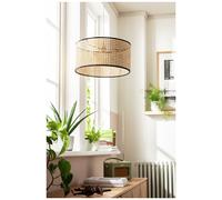 Habitat Ashi Natural Rattan Easy Fit Lampshade - 40cm