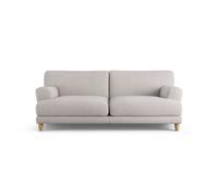 Habitat Askem Fabric 3 Seater Sofa - Natural - Ash Leg