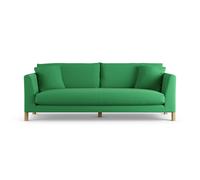 Habitat Aston Fabric 4 Seater Sofa - Emerald Green - Ash Leg
