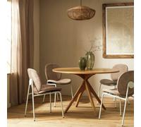 Habitat Austin Oak Dining Table & 4 Natural Chairs