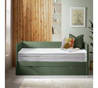 Habitat Axel Trundle Day Bed with 2 Mattresses - Green