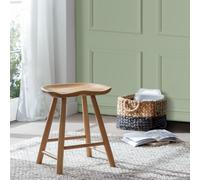 Habitat Barnwell Oak Short Stool - Natural