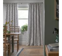 Habitat Blackout Curtains - Green & White - 117x137cm