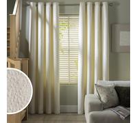 Habitat Blackout Lined Eyelet Curtains - Cream - 168x229cm
