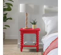 Habitat Blaire Bedside Table - Red
