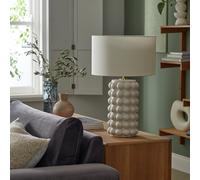 Habitat Bobble 61cm Ceramic Table Lamp - Cream