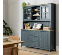 Habitat Bournemouth 4 Door 3 Drawer Sideboard - Dark Blue