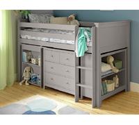Habitat Brooklyn Ultimate Mid Sleeper & Mattress - Grey