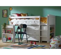 Habitat Brooklyn Ultimate Mid Sleeper & Mattress - White