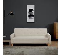 Habitat Brooks Fabric Clic Clac Sofa Bed - Natural