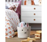 Habitat Bunny Rope Kids Storage Basket - Cream
