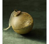 Habitat Buried Champagne Cotton Velvet Christmas Bauble