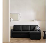 Habitat Carter Fabric Right Hand Corner Sofa Bed - Charcoal