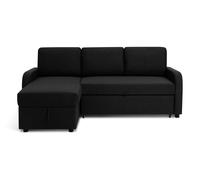 Habitat Carter Left Hand Storage Corner Sofa Bed - Charcoal