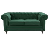 Habitat Chesterfield Velvet 2 Seater Sofa - Green