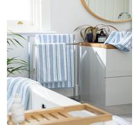 Habitat Coastal Stripe 2 Piece Face Cloth - Blue & White