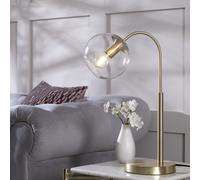 Habitat Coleman Metal Table Lamp - Brass