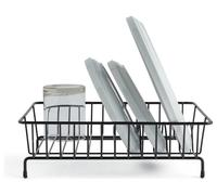 Habitat Compact Wire Dish Drainer - Black