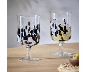 Habitat Confetti Set of 2 White Wine Glasses