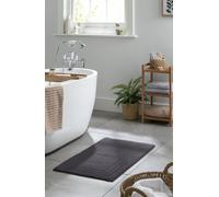 Habitat Cotton Deep Pile Tufted Bath Mat - Slate