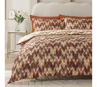 Habitat Cotton Ikat Print Bedding Set - Superking