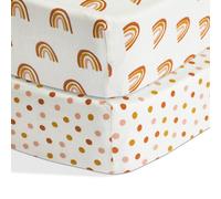 Habitat Cotton Jersey Rainbow Twin Nursery Fitted Sheet- Cot