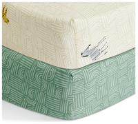 Habitat Cotton Jersey Safari Twin Nursery Fitted Sheet - Cot