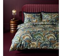 Habitat Cotton Marbled Print Blue Bedding Set - Single