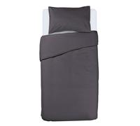 Habitat Cotton Rich 180 TC Plain Charcoal Bedding Set-Single