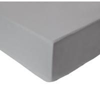 Habitat Cotton Rich 180 TC Plain Dove Grey Fitted Sheet-King