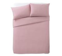 Habitat Cotton Rich 180 TC Plain Pink Bedding Set - Double
