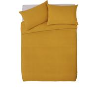 Habitat Cotton Rich 180 TC Plain Yellow Bedding Set - Double
