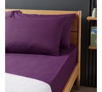 Habitat Cotton Rich 180 TC Standard Pillowcase Pair - Grape