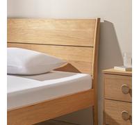 Habitat Cotton Rich 180 TC White Fitted Sheet - Small Double