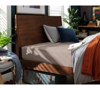 Habitat Cotton Rich 180TC Neutral Fitted Sheet - Double