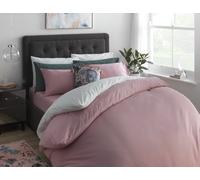 Habitat Cotton Rich 180TC Plain Blush Fitted Sheet - Single