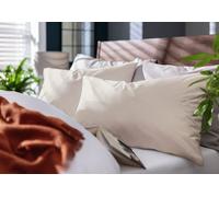 Habitat Cotton Rich 180TC Standard Pillowcase Pair - Neutral