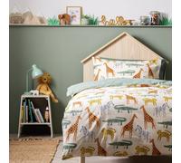 Habitat Cotton Safari Kids Bedding Set - Single