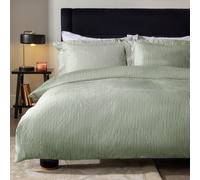 Habitat Cotton Stripe Oxford Edge Bedding Set - Double