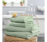 Habitat Cotton Supersoft 4 Piece Towel Bale - Green