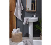 Habitat Cotton Supersoft 4 Piece Towel Bale - Silver