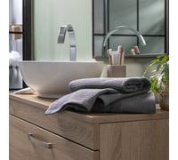 Habitat Cotton Waffle 2 Pack Hand Towel - Charcoal